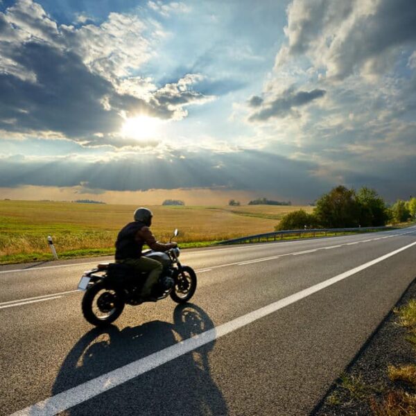excursión en moto