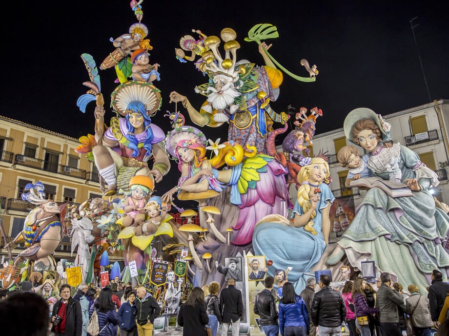 Falla in Valencia