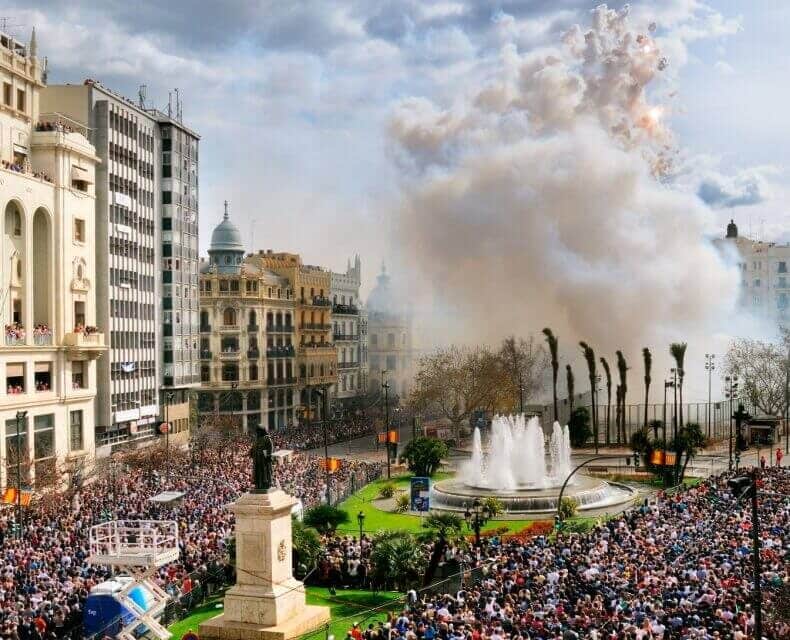 mascleta en fallas