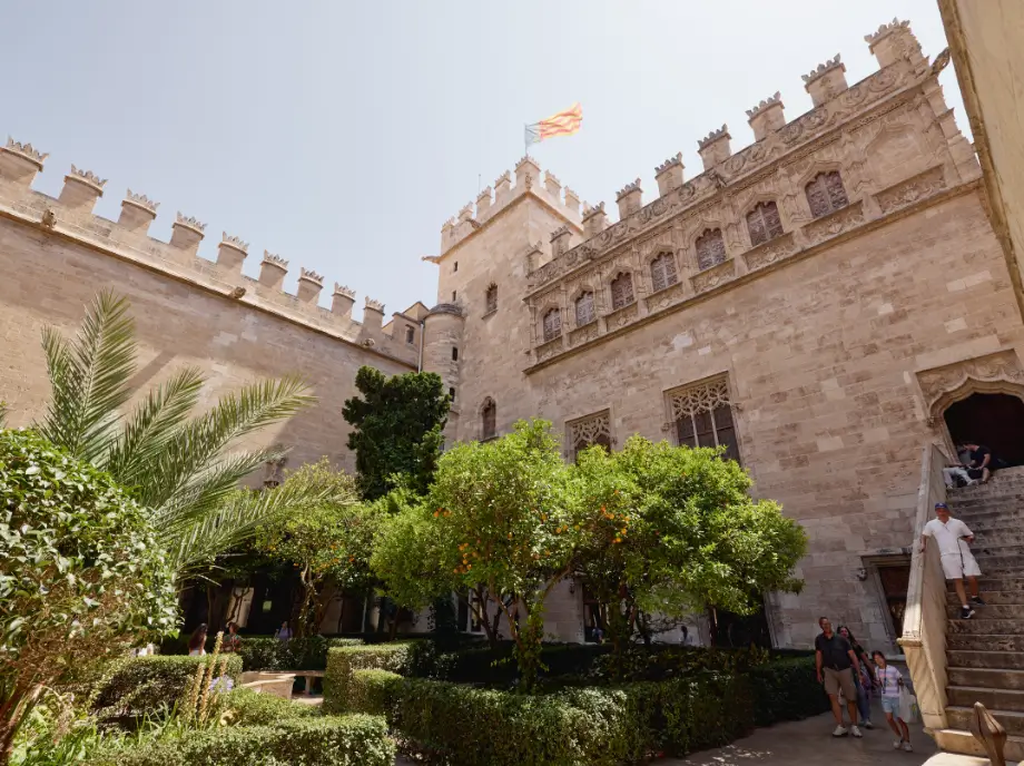 Arquitectura gótica Lonja de la Seda Valencia
