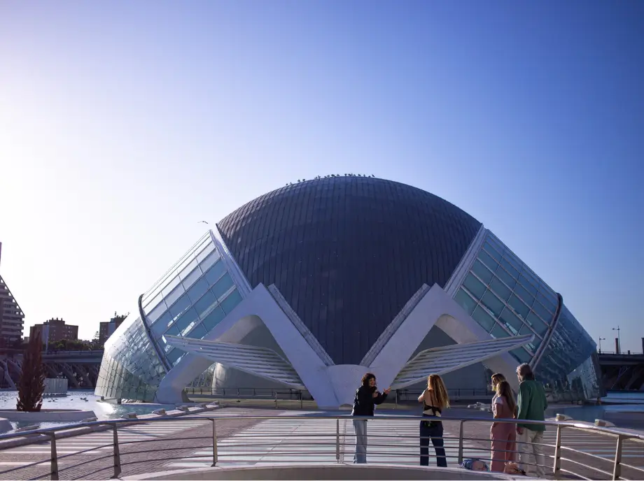 Complejo de la Ciudad de las Artes y las Ciencias en Valencia