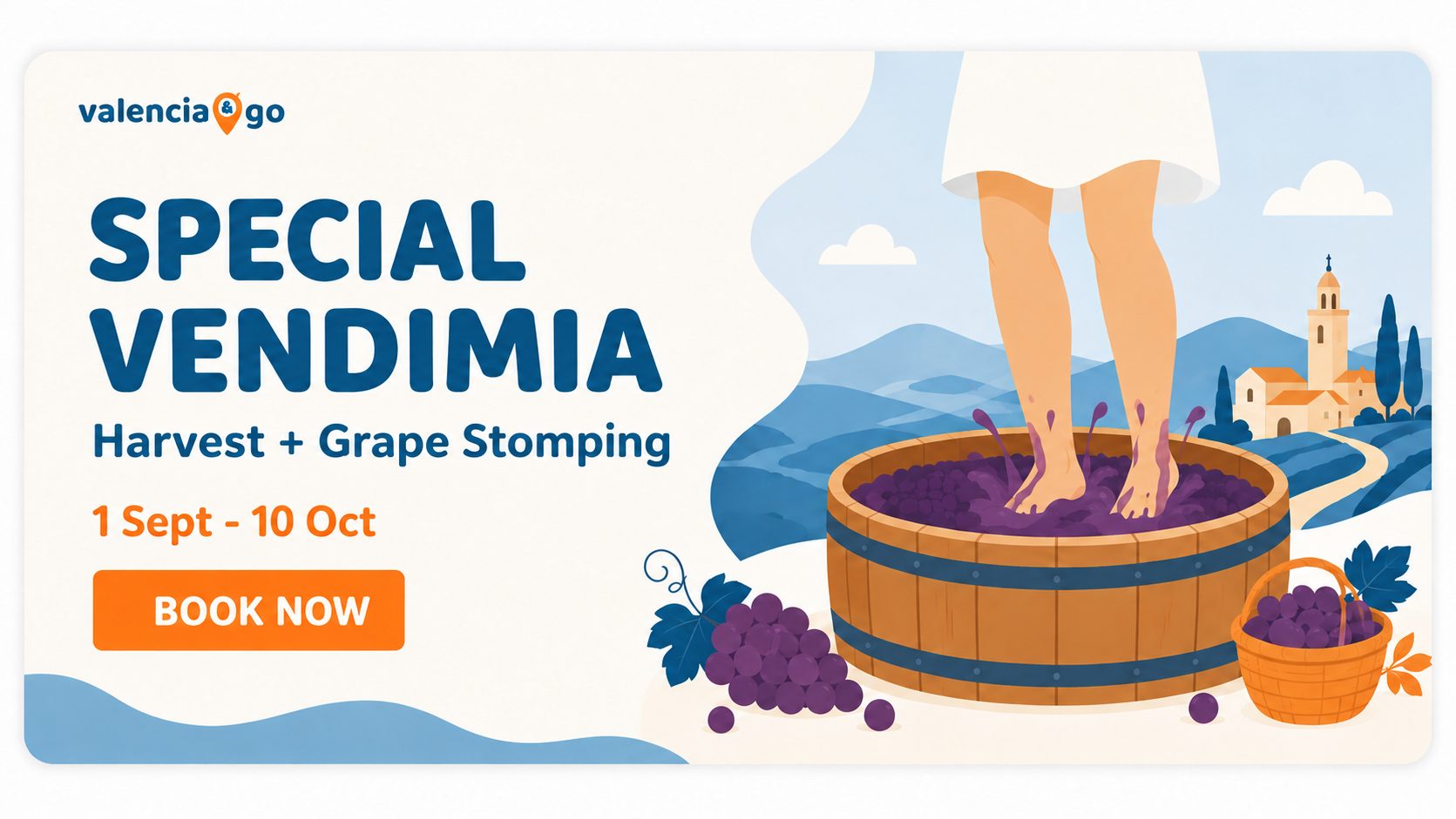 Special Vendimia: Requena wine harvest and grape-stomping tour, 1 September to 10 October