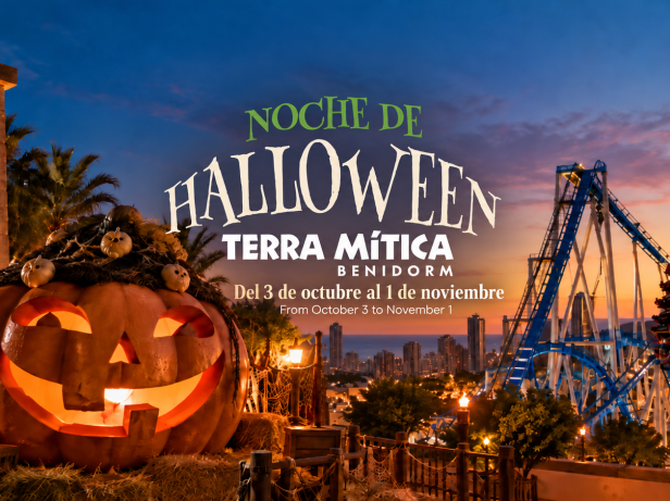 Terra Mítica halloween Valencia and Go