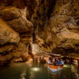 Boat tour of the interior of the San José caves