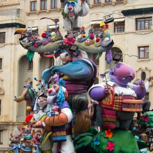 Fallas en Valencia, en marzo